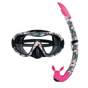 Active Intent Water Adults Printed Mask & Snorkel Set Assorted