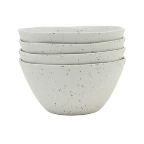 Living & Co Terrazzo Bowls White 4 Pack