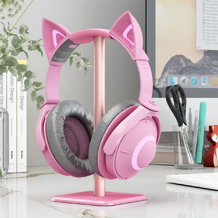 Playmax Aluminium Headset Stand Pink, , hi-res