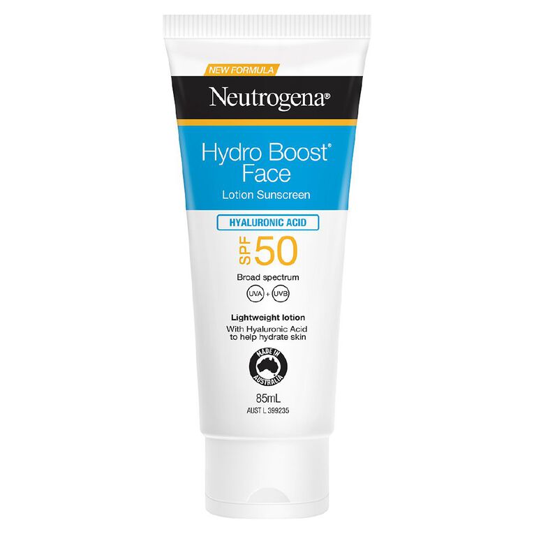 Neutrogena Hydro Boost Face Lotion Sunscreen Spf50 85ml, , hi-res