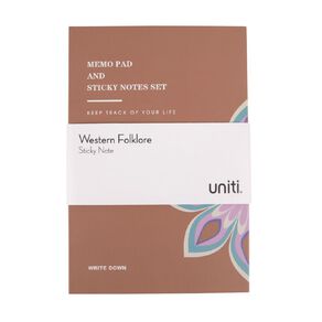 Uniti Western Folklore Notebook Checklist