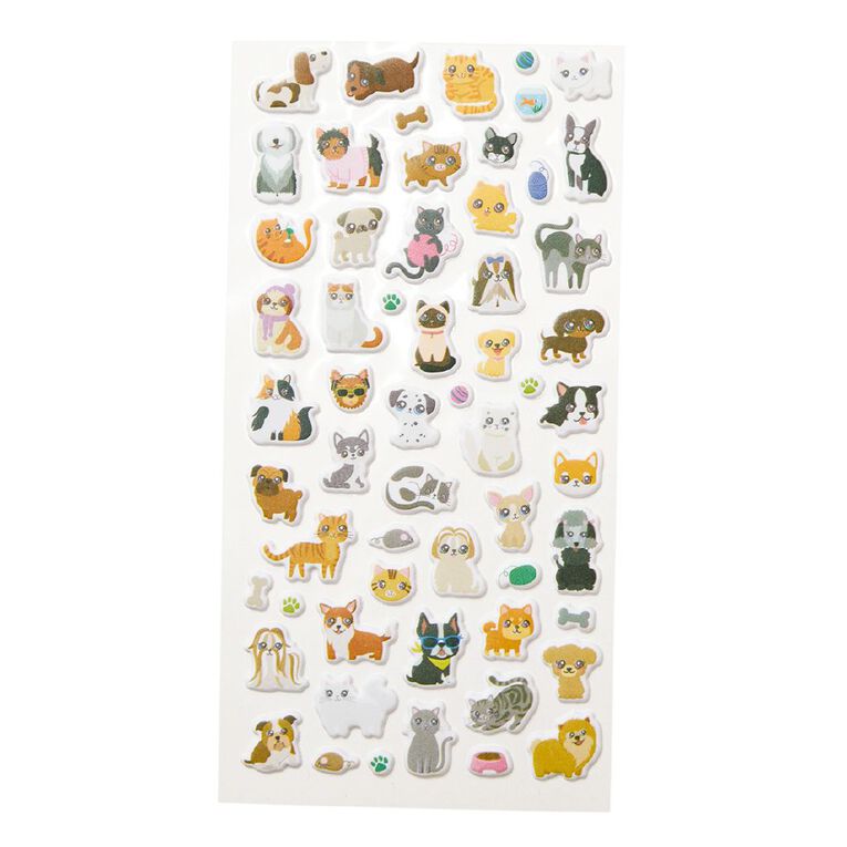 Kookie Sticker Sheet Mini Squishy Assorted, , hi-res