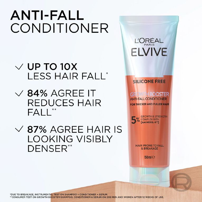 L'Oreal Paris Elvive Growth Booster Conditioner 150ml, , hi-res