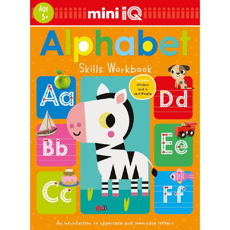 Mini iQ Skills Workbook Alphabet, , hi-res