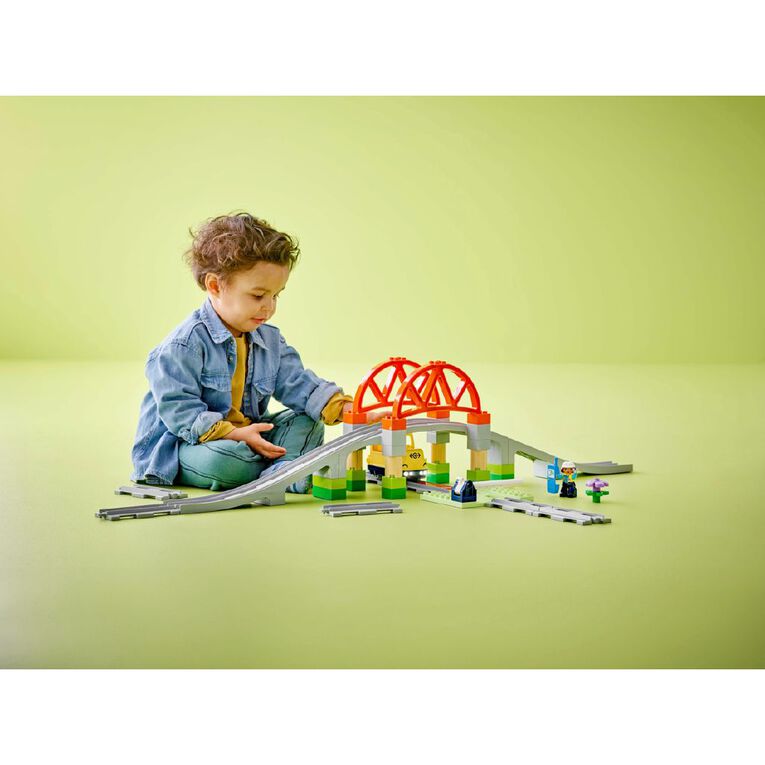 LEGO DUPLO Train Bridge and Tracks Expansion Set 10426, , hi-res