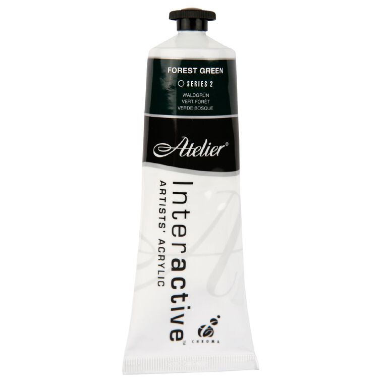 Atelier S2 Acrylic Paint Forest Green 80ml, , hi-res