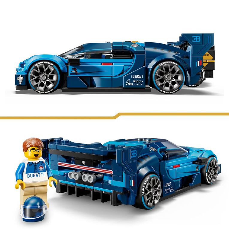 LEGO Speed Champions Bugatti Vision GT Hyper Sports Car 77253, , hi-res