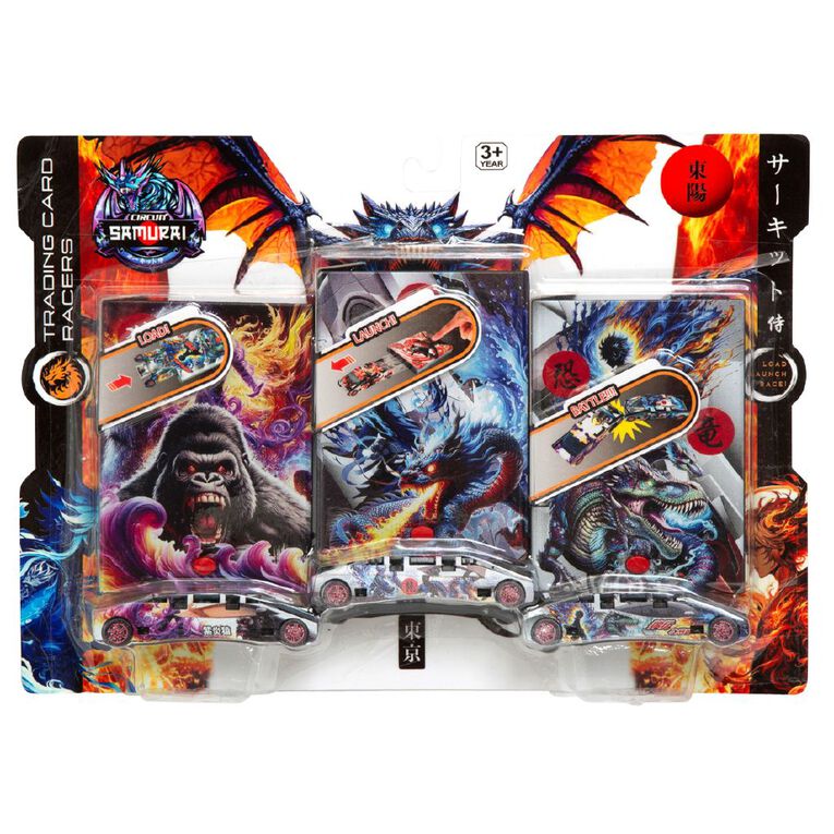 Circuit Samurai Trading Card Transformer 3 Pack Assorted, , hi-res