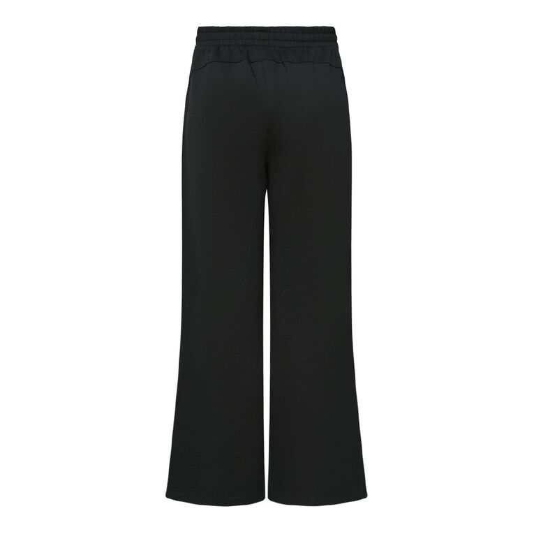 Active Intent Women's Scuba Wide Leg Pants, Black, hi-res