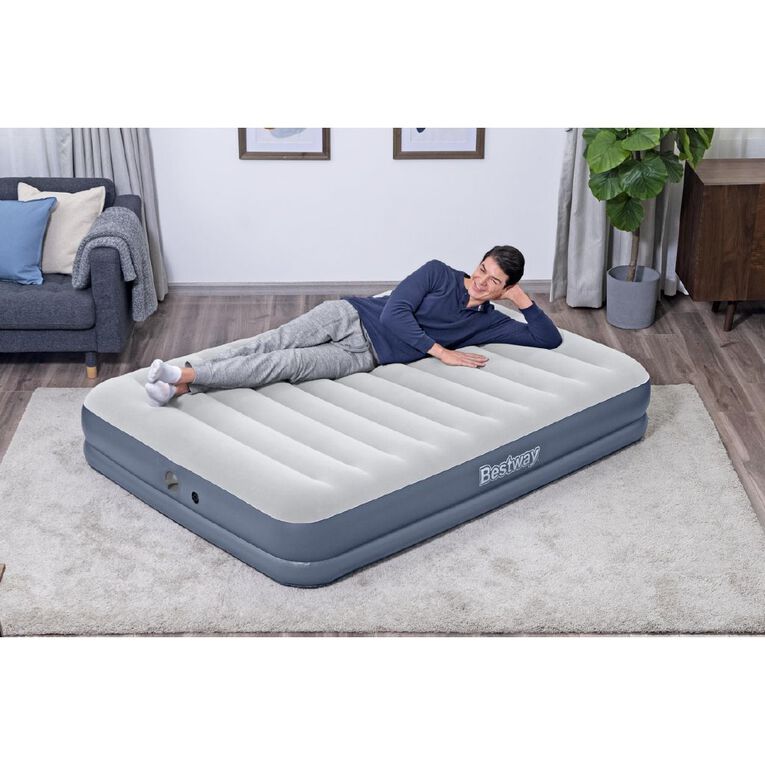 Bestway Tritech Queen Air Mattress with Removeable USB Pump 36cm, , hi-res