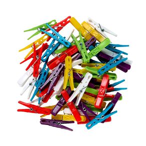 Living & Co Pegs 60 Pack Assorted