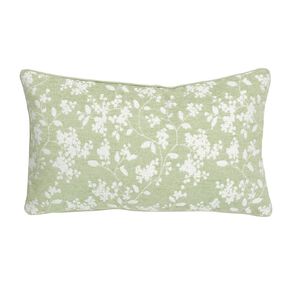Living & Co Cushion Ditsy Floral Green Light 30cm x 50cm