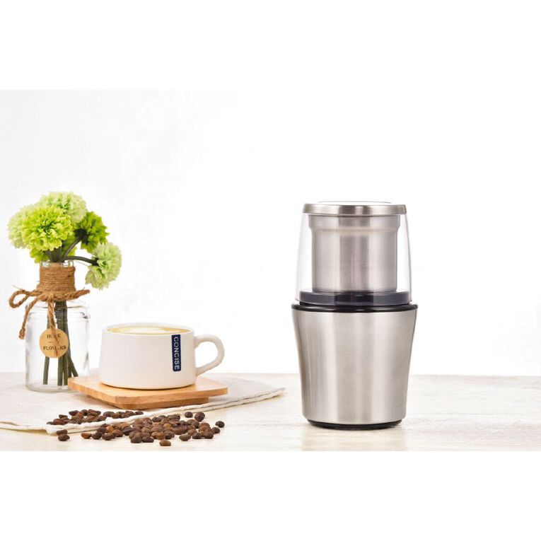 Living & Co Coffee & Spice Grinder Silver, , hi-res