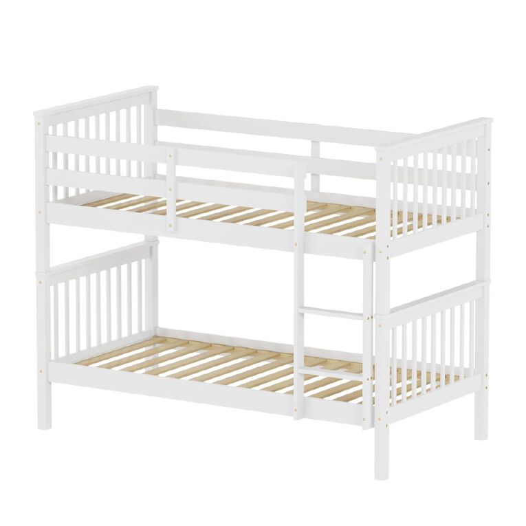 Living & Co Avery Pinewood Bunk Bed White, , hi-res