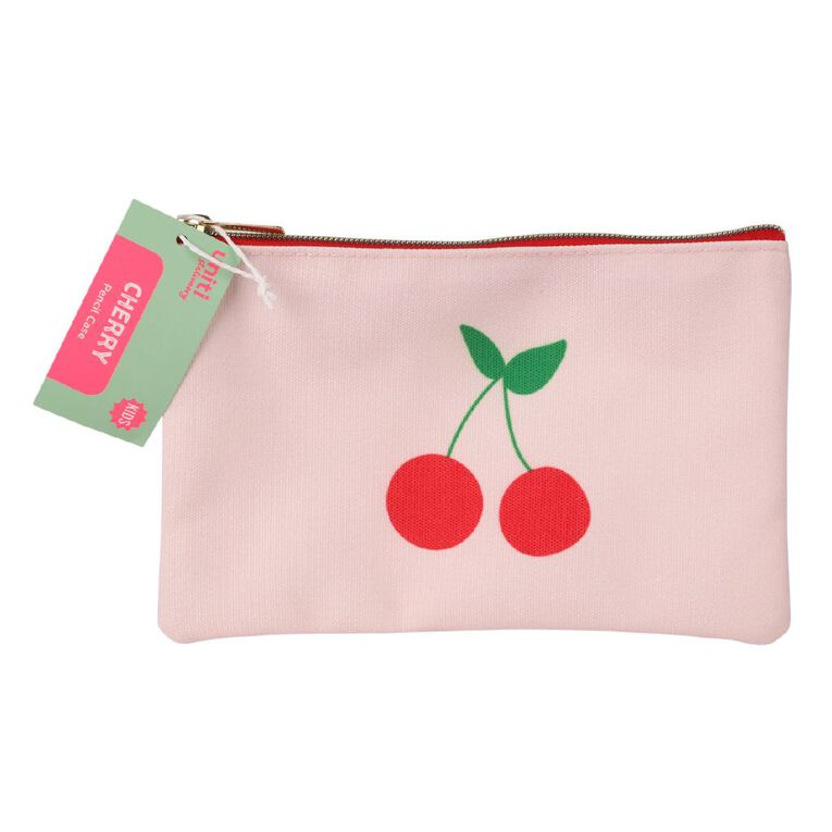 Uniti Kids Cherry Pencil Case Pink, , hi-res