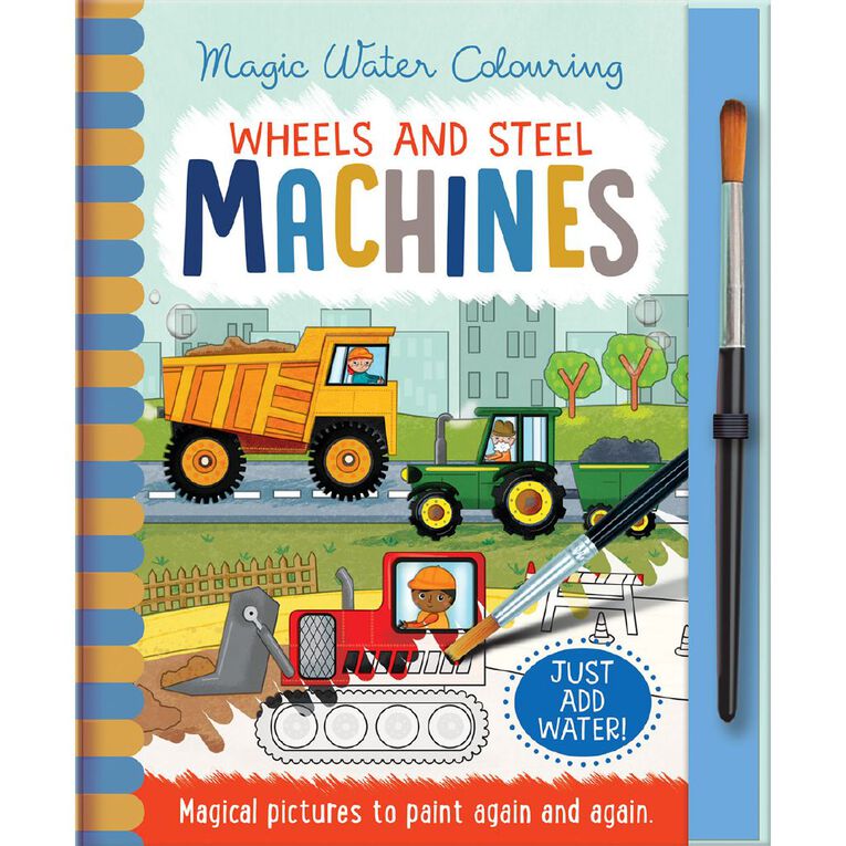 Magic Water Colouring: Machines, , hi-res
