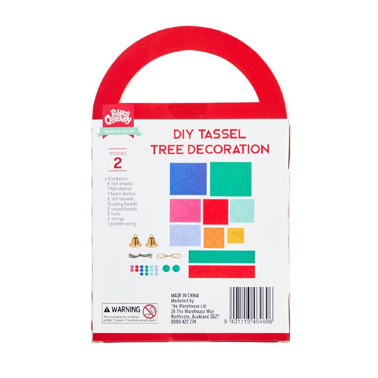 House Creativity Do-It-Yourself Tassel Tree Decoration Kit, , hi-res