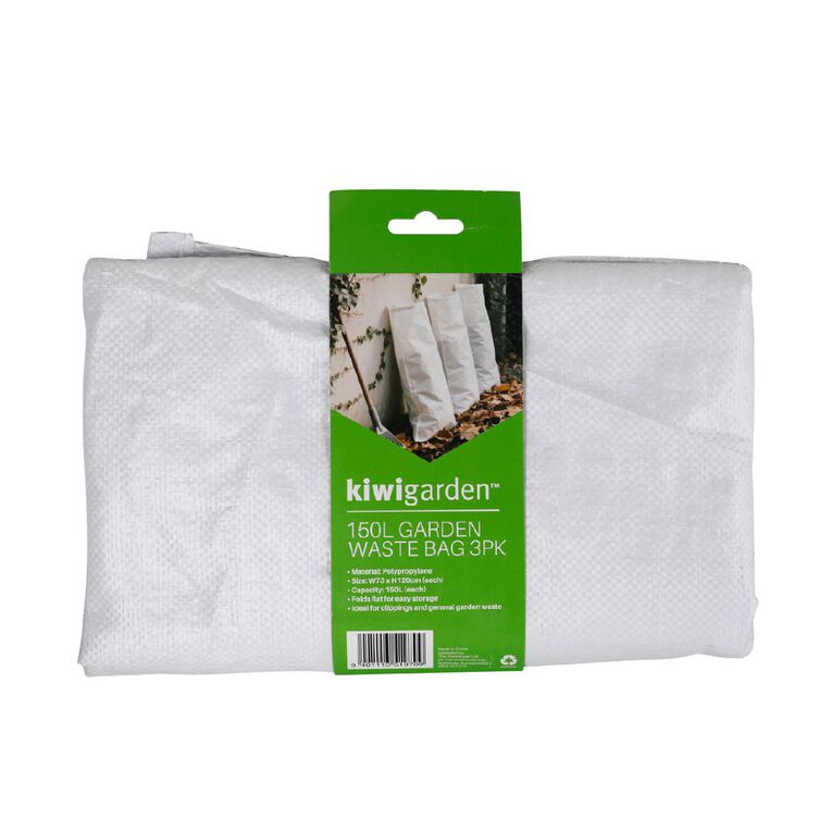Kiwi Garden 150L Garden Waste Bag 3Pack, , hi-res