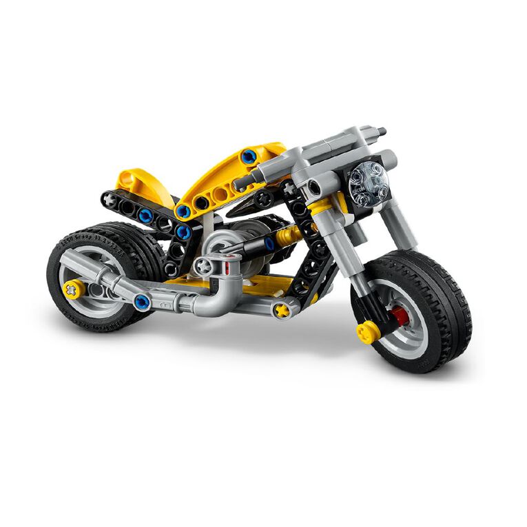 LEGO Technic Yellow Motorcycle 42225, , hi-res
