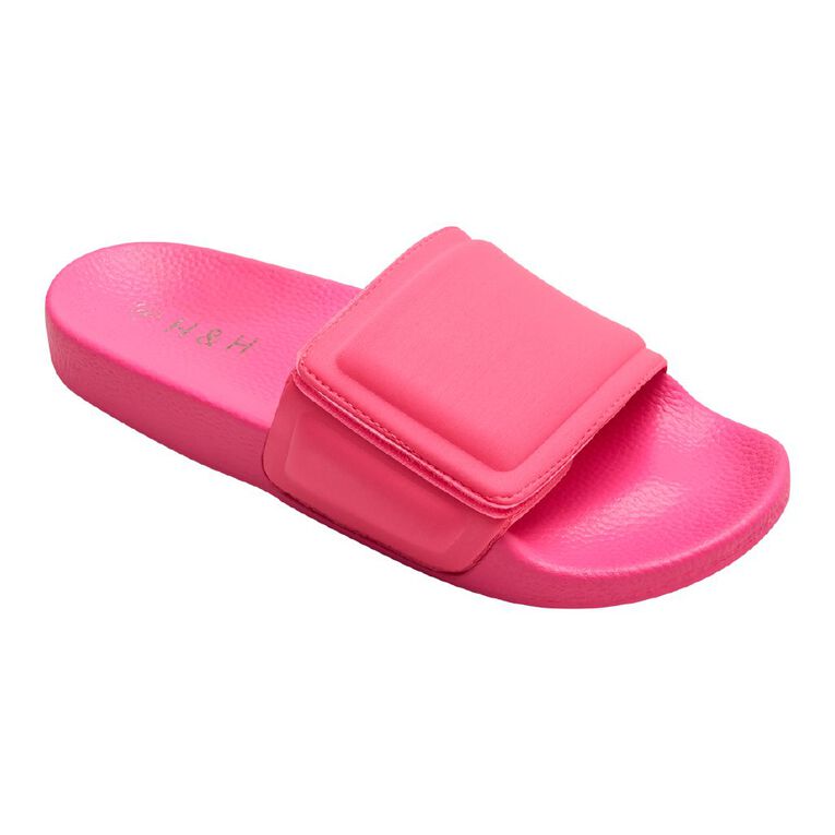 H&H Women's Easy Grip Slides, Pink, hi-res