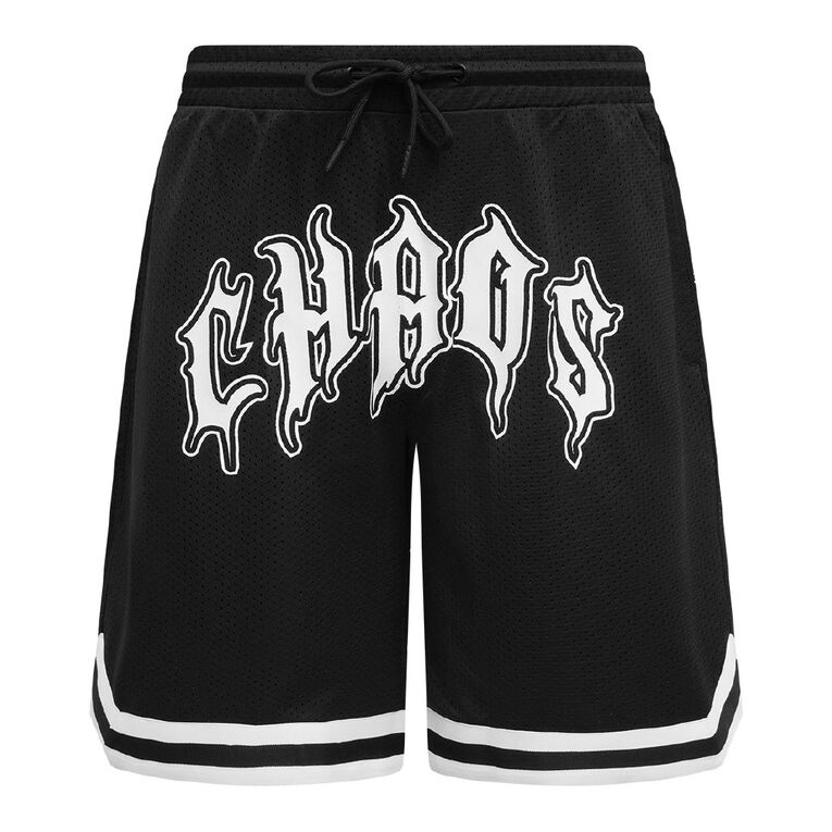 Garage Men's Basketball Shorts, Black, hi-res
