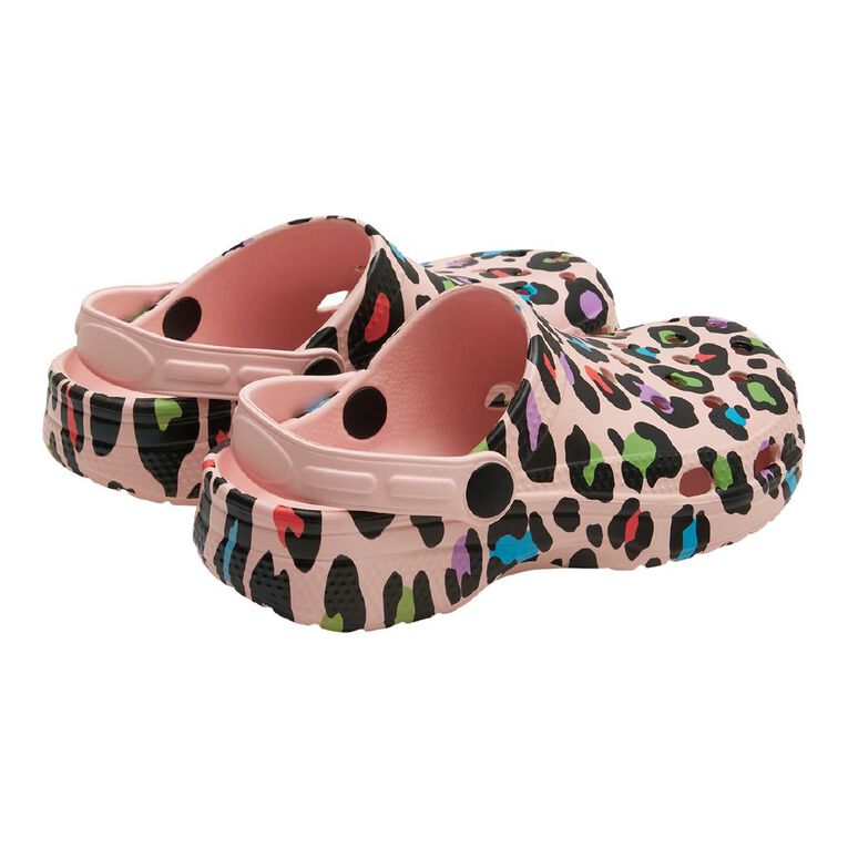 Young Original Senior Kids' Printed Frog Shoes, Pink, hi-res