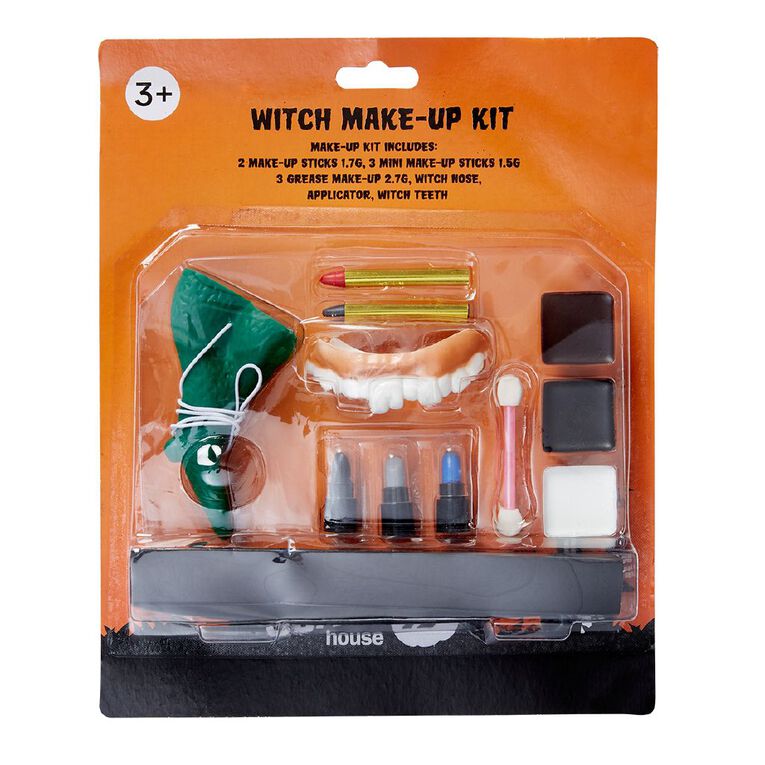 Scarehouse Halloween Witch Make-Up Kit, , hi-res