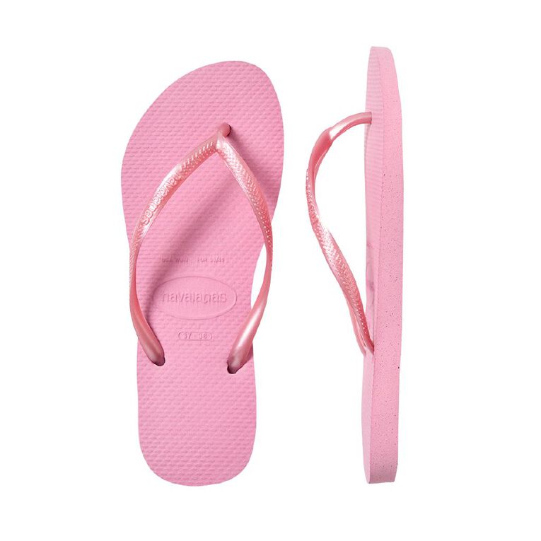 Havaianas Slim Jandals, Pink Light, hi-res