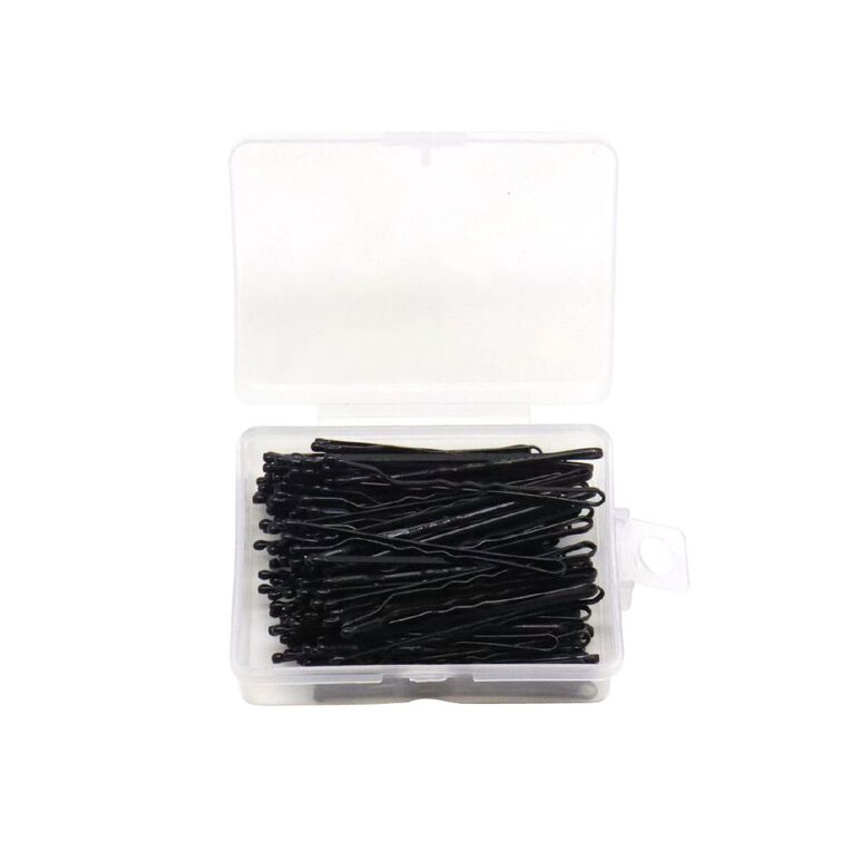 Poppi Bobby Pins Black 50 Pack, , hi-res