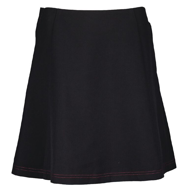 Schooltex Manurewa Intermediate Skirt, Black, hi-res