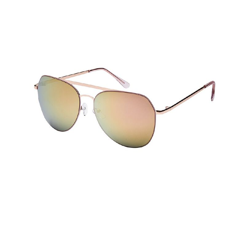 H&H Unisex Mirror Aviator Sunglasses, , hi-res