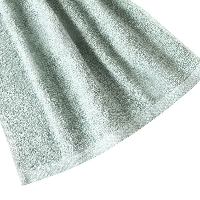 Living & Co Everyday Face Towel 4 Pack Sage, , hi-res