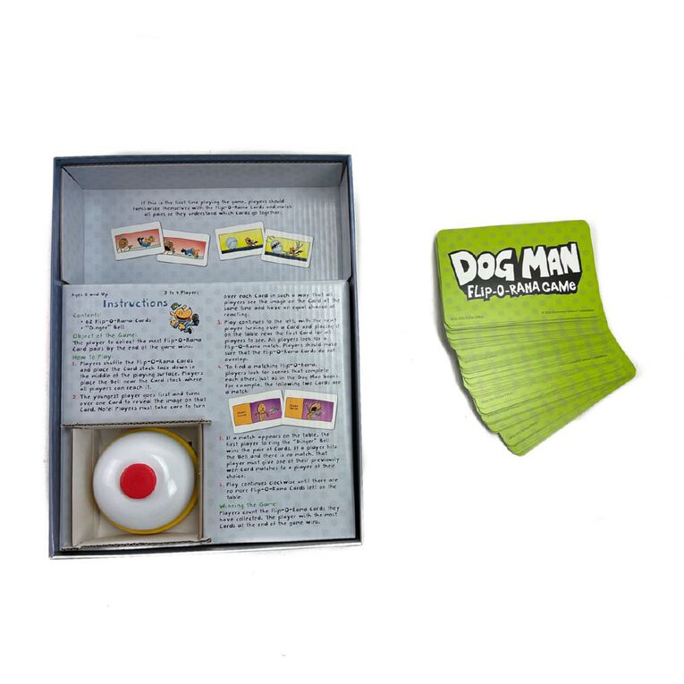 Dog Man Dog Man Flip-O-Rama Game, , hi-res