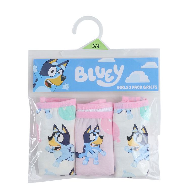 Bluey Girls' Briefs 3 Pack, Pink Light, hi-res