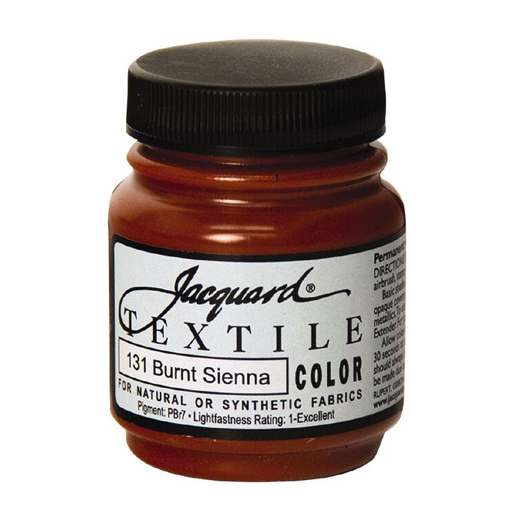 Jacquard Textile Colours 66.54ml Burnt Sienna, , hi-res