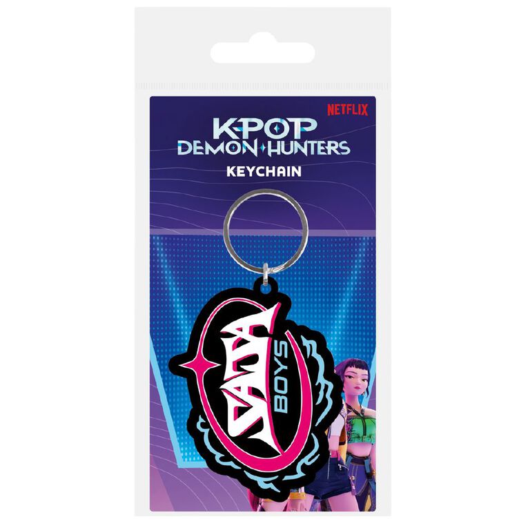 KPop Demon Hunters Saja Boys Logo Keychain, , hi-res