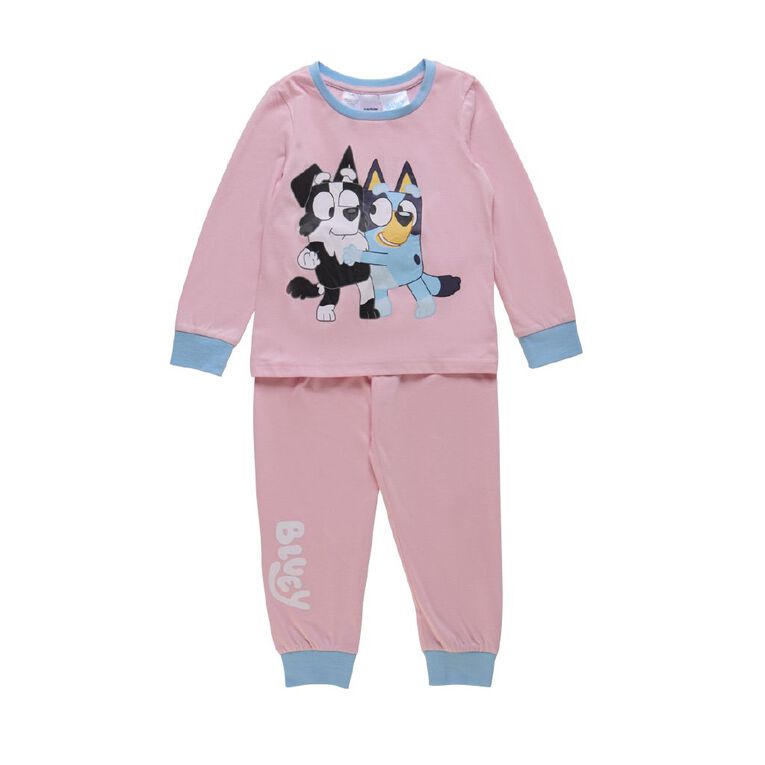 Bluey Girls' Knit Pyjama Sets 2 Pack, Pink Light, hi-res