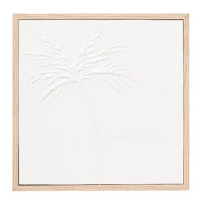 Living & Co Palm Tree Framed Canvas 30 x 30cm