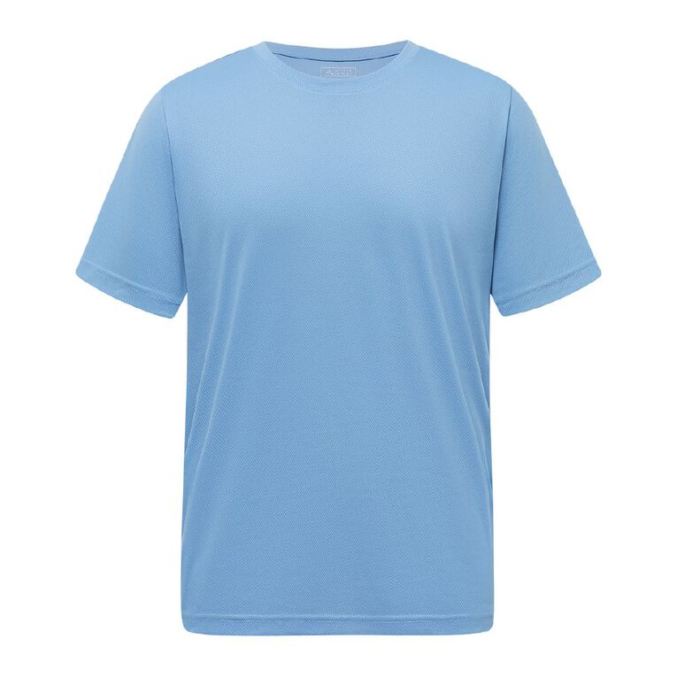 Active Intent Men's Cooldry Tee, Blue Mid, hi-res