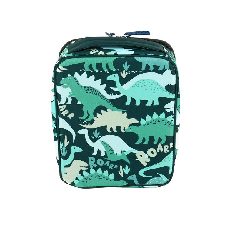 Living & Co Lunch Bag and Bottle Dino Green 2 Piece, , hi-res
