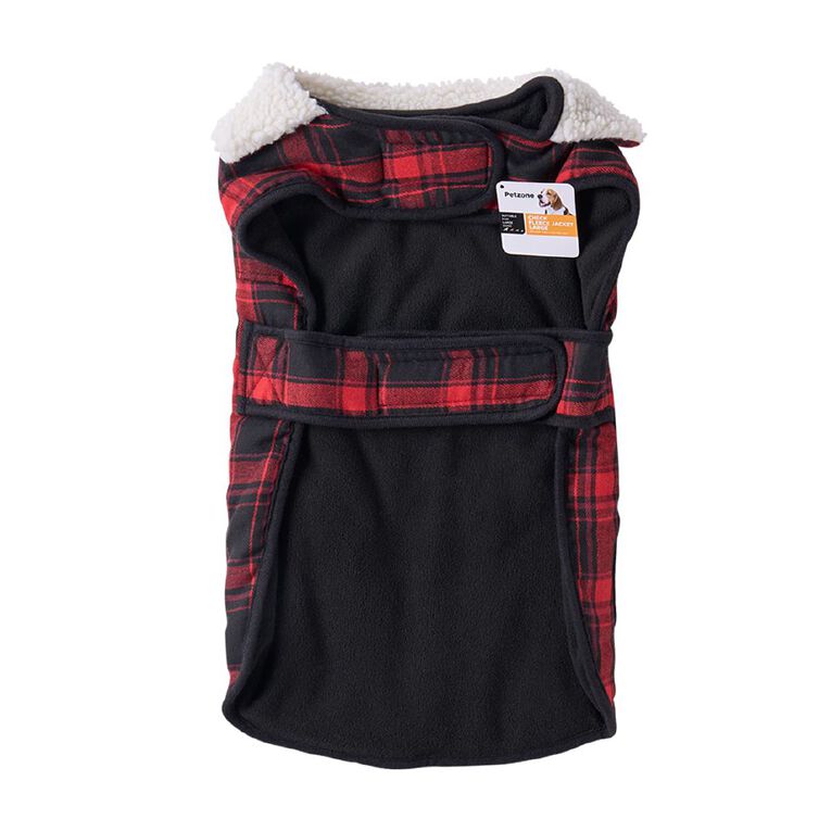 Petzone Check Jacket Red Large, , hi-res