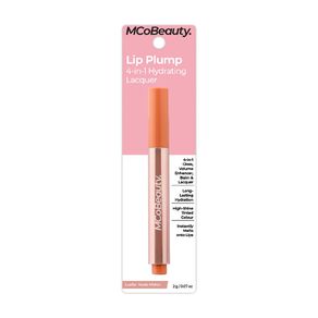 MCoBeauty Lip Plump 4-In-1 Hydrating Lacquer Luella Nude Melon