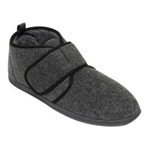 H&H Men's Gerald Memory Foam Slipper Boots