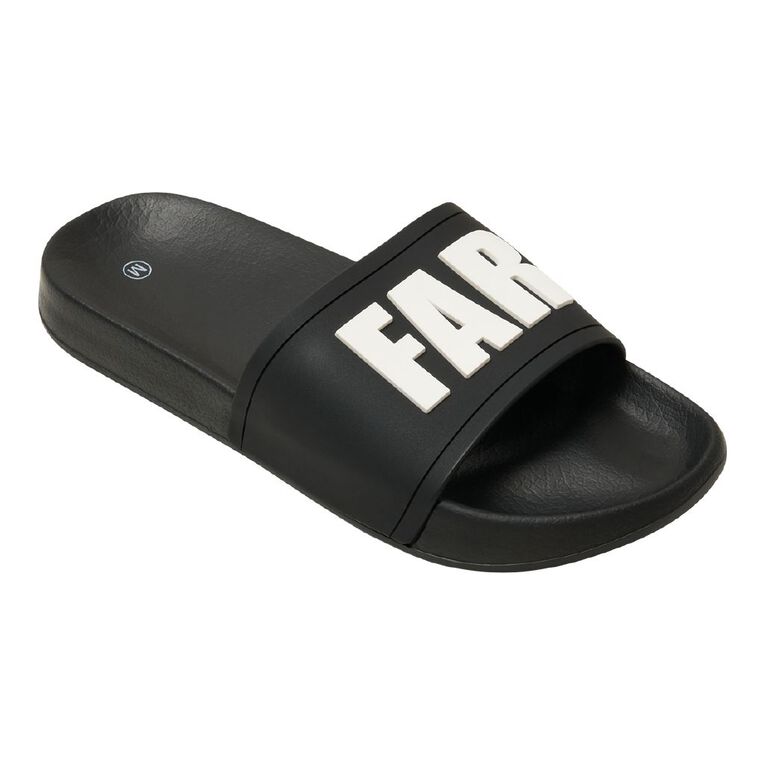 H&H Women's Kiwiana Slides, Black, hi-res