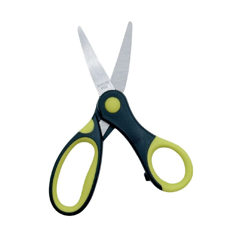 WS Scissors Soft Grip 5 inch Grey Mid, , hi-res