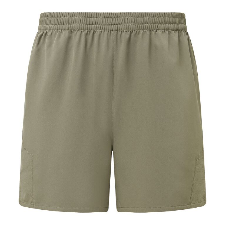 Active Intent Men's 5 Inch Training Shorts, Green Mid, hi-res