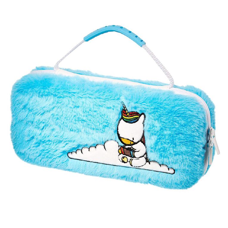 Fluffy Unicorn Switch Case Blue, , hi-res