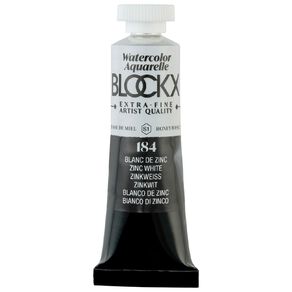 BLOCKX Watercolour Tube 15ml S1 184 Zinc White White