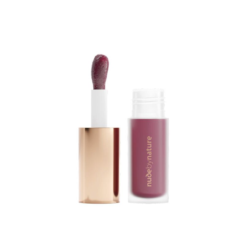 Nude By Nature Nourishing Tinted Lip Oil 04 Juicy Plum, , hi-res