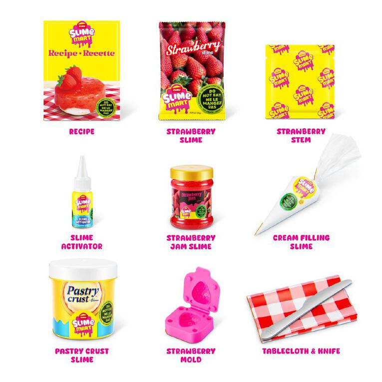 Zuru Slime Mart Small Shopping Bag Series 1 Strawberry Cheesecake, , hi-res